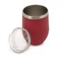 Imagem de Copo Térmico Parede Dupla Inox Vermelho Com Tampa 350 Ml