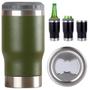 Imagem de Copo Termico Portatil com Abridor Tampa Multiuso 8 em1 Inox