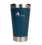 Imagem de Copo termico quente e frio com tampa 473ml azul - fox stainless