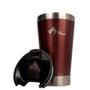Copo termico quente e frio com tampa 473ml vinho - fox stainless Imagem de Copo termico quente e frio com tampa 473ml vinho - fox stainless