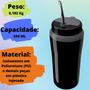 Imagem de Copo Térmico Tereré 650ml Com Tampa e Bomba Canudo Inox