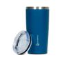 Imagem de Copo Térmico Termic Goldentec Inox 600 ml Azul Marinho para bebidas quentes ou frias com tampa