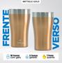 Imagem de Copo termico tulip 500ml metallic gold com tampa arell