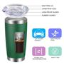 Imagem de Copo Térmico VEGOND 600ml - Aço Inoxidável com Isolamento a Vácuo (Pacote com 6)