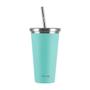 Imagem de Copo Térmico Verde Água Com Canudo 570Ml Kouda