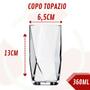 Imagem de Copo Topazio Long Drink Bebidas Bar Elegante Suco Água 4Peças