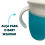 Imagem de Copo Transição Antivazamento Bebê Infantil Livre De Bpa 360 Sem Bico Rosa Azul Tampa Silicone Alimentar Baby Alimentação