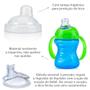Imagem de Copo Transição Infantil Kit 2 Água Leite Bebê Antivazamento