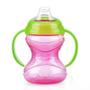 Imagem de Copo Transição Nuby Antivazamento Com Alça E Bico De Silicone 240ml - Rosa