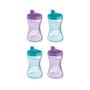 Imagem de Copo Treinador NUK Fun Grips - 300ml, Pacote com 4 Unidades