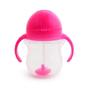 Imagem de Copo Treinamento Com Canudo Click Lock 207Ml Rosa - Munchkin