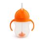Imagem de Copo Treinamento com Canudo Click Locky Laranja - Munchkin