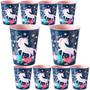 Imagem de Copo Unicornio Festa Tematica Infantil 320ml Kit 10 UND