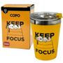 Imagem de Copo Viagem Snap em Inox 300ML SNOOPY KEEP FOCUS - Zona Criativa