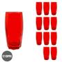 Imagem de Copo Vidro 370 ml Florence kit com 12 Vermelho