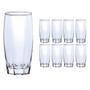Imagem de Copo Vidro 370ml Florence Glamour kit com 8 Transparente
