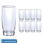 Imagem de Copo Vidro 370ml Florence Glamour kit com 8 Transparente