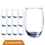 Imagem de Copo Vidro 450ml Redondo BELLAGIO Jogo com 12 Transparente