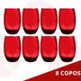 Imagem de Copo Vidro 450ml Redondo California Jogo com 8