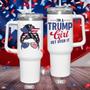 Imagem de Copo Wowcugi Trump Girl com Alça de Aço Inoxidável - 1,2L
