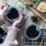 Imagem de Copo Xicara Coração Parede Dupla Café Chá Espresso Kit 2un