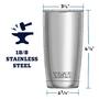 Imagem de Copo YETI Rambler 590mL - Aço Inoxidável com Isolamento a Vácuo