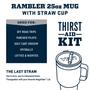 Imagem de Copo YETI Rambler 750 ml com alça e tampa de canudo