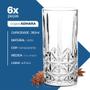 Imagem de Copos Alto Adhara 360ml Conjunto 6 pçs  Dolce Home