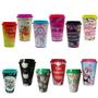 Imagem de Copos Animados estilo americano - Copo Bucks Café com tampa e bocal