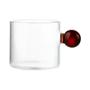 Imagem de Copos de Café Expresso de Vidro (100ml) com Alça - Ideal para Decoração de Mesa