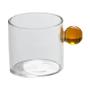 Imagem de Copos de Café Expresso de Vidro (100ml) com Alça - Ideal para Decoração de Mesa
