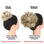 Imagem de Coque de Cabelo Sintético Encaracolado com Elástico - Rabo de Cavalo Bagunçado para Mulheres