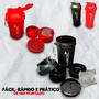 Imagem de Coqueteira vermelha weeze BPA Free 500l Shaker Com Mola Compartimento e Gancho Para Academia