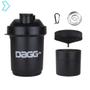 Imagem de Coqueteleira Academia Shaker Porta Whey Shakeira Copo Fitness C/ Mola 3 Compartimentos Personalizado