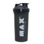 Imagem de Coqueteleira Copo De Whey Academia Max Titanium Preto 700Ml