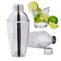 Imagem de Coqueteleira Inox 750 Ml 3 Peças Drinks e Caipirinhas Barman Conjunto Vodka Eventos Festas Casamento