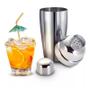 Imagem de Coqueteleira Inox 750 Ml Drinks e Caipirinhas Coquetel Copos Vodka Tradicional Eventos Festas Casamento