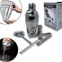 Imagem de Coqueteleira Profissional 5 Peças  Aço Inox 550ml Caipirinha