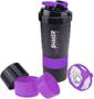 Imagem de Coqueteleira Shaker 500ml Spider Bottle 3  Academia Roxo