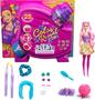 Imagem de Cor da Barbie revelar glitter! Hair Swaps Doll, Glittery Pink com 25 penteados e surpresas temáticas de festa, incluindo 10 peças de cabelo plug-in, presente para crianças de 3 anos de idade e up