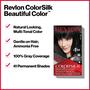 Imagem de Cor de cabelo Revlon Colorsilk 57 Castanho dourado mais claro 130mL x3