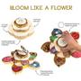 Imagem de CoralBeau Conjunto de Maquiagem Luxuosa para Mulheres - Flor Em forma, Kit de Maquiagem para Meninas Adolescentes - Kit de Maquiagem de Flor Adulta