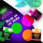 Imagem de Corante Em Pó Neon Glitz Fab Brilho Para Decoração Vermelho