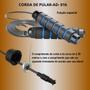 Imagem de Corda D Pular Exercício Funcional Speed Rope Rolamento Cabo De Aço 2,7m
