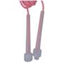 Imagem de Corda de Pular Ajustável Exercício Funcional Fitness Funcional Rosa PVC