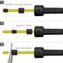 Imagem de Corda de Pular Muvin Basics em PVC Tamanho Ajustável - Saltos Velocidade Exercícios Treino Funcional Academia