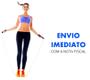 Imagem de Corda de pular profissional 2,6m fítness ajustável com contador de pulos para exercícios físicos academia