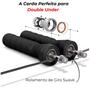 Imagem de Corda de Pular Speed Rope Profissional com Rolamento Targ Me Academia Cross Funcional