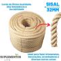 Imagem de Corda De Sisal 32mm 9 Metros Reforçada Naval Decoração 