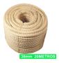 Imagem de Corda De Sisal 38mm 20 Metros Reforçada Decoração Exercício